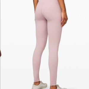 Lululemon Wunder Under High-Rise Tight 28" *Full-On Luxtreme Smoky Blush size 4